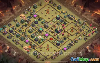 Best TH14 War Base Link for Legend League & Anti-Air #21551