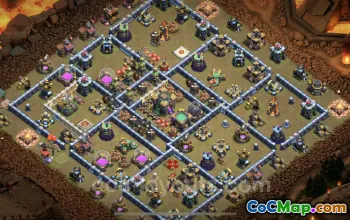 Best TH14 War Base Link - Hybrid CWL Defense Copy #26107