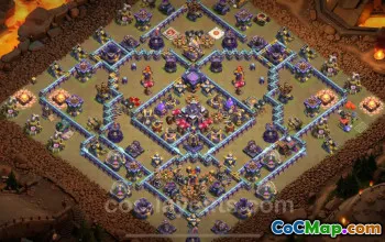 Best TH15 Anti 2 Star War Base Copy for Legend League #22015