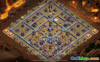 Best TH15 Anti 2 Stars War Base - Clash of Clans Guide #21970