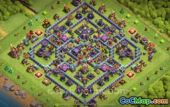 Best TH15 Anti 3 Stars Base with Link 2025 | Clash of Clans #48768