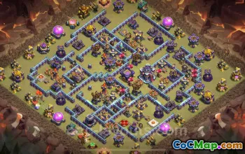 Best TH15 Anti 3 Stars War Base with Link - Clash of Clans 2025 #21848
