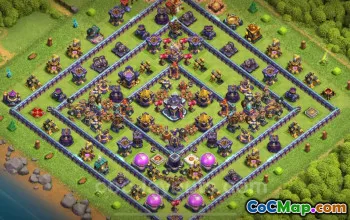 Best TH15 Farming Base 2025 - Anti Air & Hybrid Layout #21874