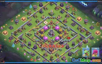 Best TH15 Farming Base: Anti-Star & Anti-Air | Blueprint CJ #23020
