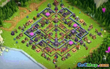 Best TH15 Hybrid Base Layout 88pzp #57033