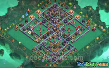 Best TH15 Hybrid Defense Base Link for Trophy Hunting #26211