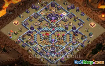 Best TH15 Hybrid War Base - Clash of Clans with Link #22068