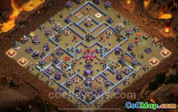 Best TH15 War Base: Anti Air & Electro Dragon Link #21968
