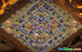 Best TH15 War Base: Anti Everything - Clash of Clans #22092