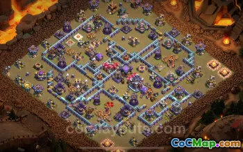 Best TH15 War Base: Anti-Everything with Link - Clash of Clans #22117