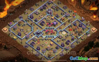 Best TH15 War Base Link - Anti Everything Hybrid Setup #26176