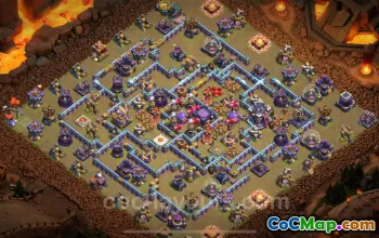 Best TH15 War Base with Link - Top Town Hall 15 Defense #22181