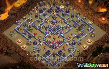 Best TH15 War Base with Links - Anti Everything Defense #26227