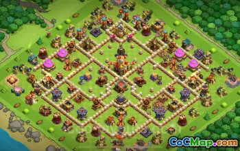 Best TH16 Anti 2 Stars Base with Link | Clash of Clans 2025 #52309