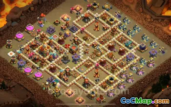 Best TH16 Anti 2 Stars War Base with 2025 Links #22346