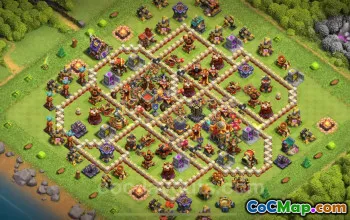Best TH16 Anti 3 Stars Base with Link 2025 - Clash of Clans #51213
