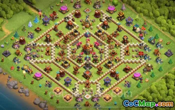 Best TH16 Anti 3 Stars Base with Link - Clash of Clans 2025 #22239