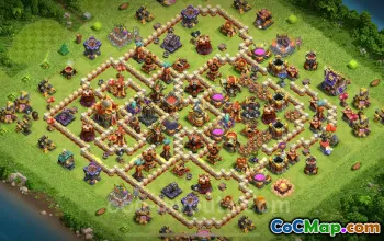 Best TH16 Anti 3 Stars Base with Link | Clash of Clans 2025 #52420