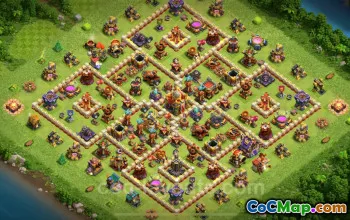 Best TH16 Anti 3 Stars Base with Link | Clash of Clans 2025 #52462