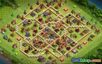 Best TH16 Anti 3 Stars Base with Link | Hybrid 2025 Clash of Clans #52514