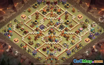 Best TH16 Anti 3 Stars War Base 2025 #55455