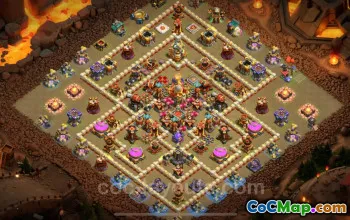 Best TH16 Anti 3 Stars War Base Copy for 2025 - Clash of Clans #22417