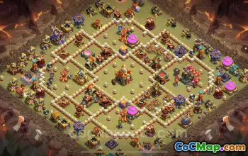 Best TH16 Anti 3 Stars War Base with Link | 2025 CWL Defense #52312