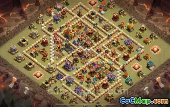 Best TH16 Anti 3 Stars War Base with Link | 2025 Defense Copy #52515