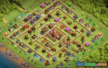 Best TH16 Base Link 2025 - Top Anti Everything Defense #22232