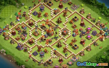 Best TH16 Base with Link 2025 | Anti Everything Town Hall 16 #52423