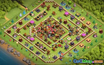 Best TH16 Trophy Base Copy for Clash of Clans 2025 #22295
