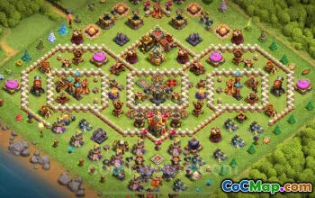 Best TH16 Trophy Base Copy & Link - Clash of Clans 2025 #22237