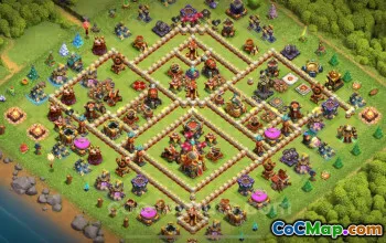 Best TH16 Trophy Base Copy & Link - Clash of Clans 2025 #22245
