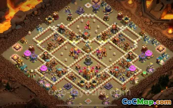 Meilleure base de guerre TH16 2024 – Anti-tout avec lien #17759