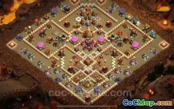 Best TH16 War Base 2025 - Anti 3 Stars & Anti Everything #22412