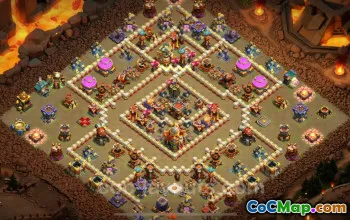 Best TH16 War Base 2025: Anti 3 Stars & Electro Dragon #22192
