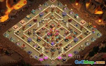 Best TH16 War Base 2025 - Anti Everything Layout & Link #22422