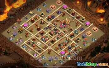 Best TH16 War Base 2025: Anti Everything with Link #22351