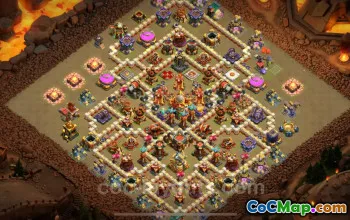 Best TH16 War Base 2025 - Anti-Everything with Link! #22373