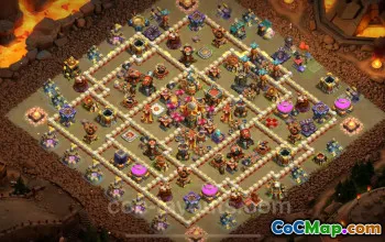 Best TH16 War Base 2025: Anti Everything with Link #22410