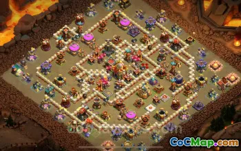 Best TH16 War Base 2025: Anti Everything with Link! #22415