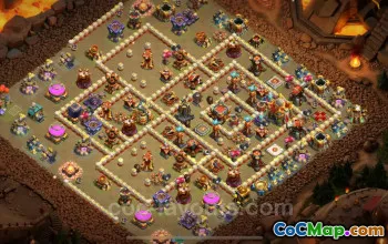 Best TH16 War Base Link 2025 - Anti Everything Defense #26235