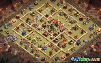 Best TH16 War Base with Anti Everything 2025 #55443