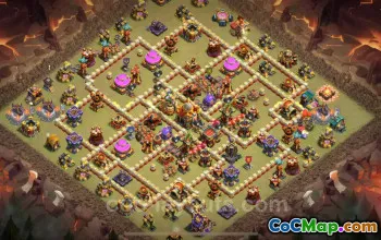 Best TH16 War Base with Link 2025 | Clash of Clans CWL Defense #52310