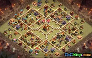 Best TH16 War Base with Link 2025 | Clash of Clans CWL Defense #52474