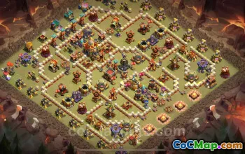Best TH16 War Base with Link 2025 | Town Hall Level 16 CWL Copy #52485