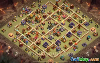 Best TH16 War Base with Link | Anti 3 Stars 2025 - Clash of Clans #50774