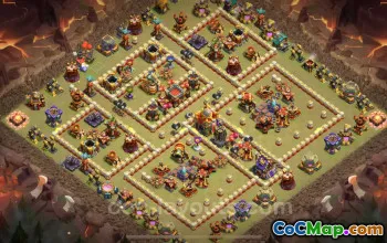 Best TH16 War Base with Link | Anti Everything 2025 - Clash of Clans #52482