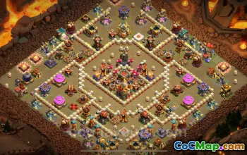 Best TH16 War Base with Link - Clash of Clans 2025 #22197