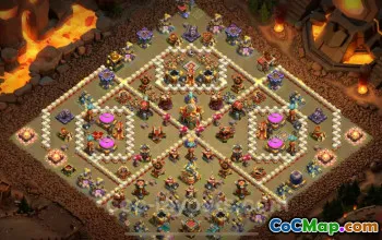 Best TH16 War Base with Link | Clash of Clans 2025 #22424